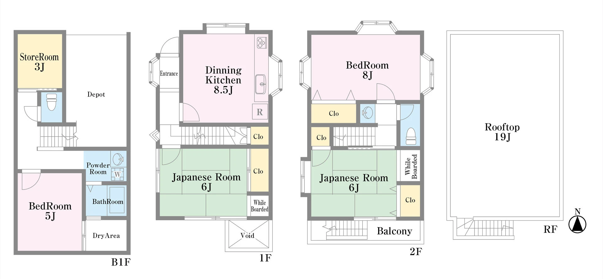 図面　永田山王台戸建 (5)