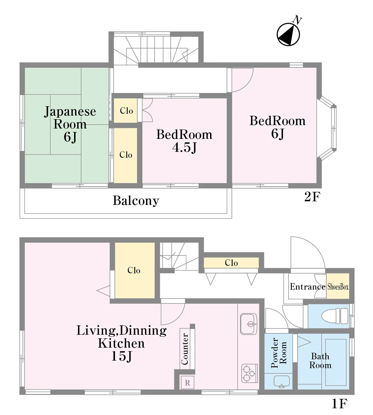図面　横浜市港南区丸山台４丁目カラー (1)